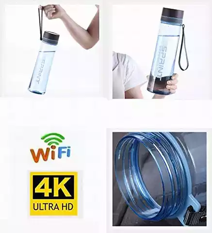 Camera quay lén ngụy trang chai nước kết nối wifi